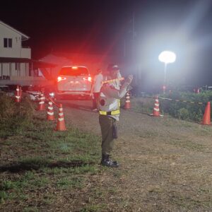花火大会駐車場警備